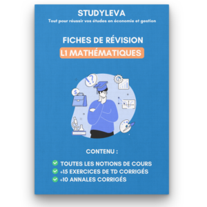 Fiche de révision Mathématiques L1 eco-gestion
